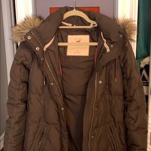 Hollister down jacket coat